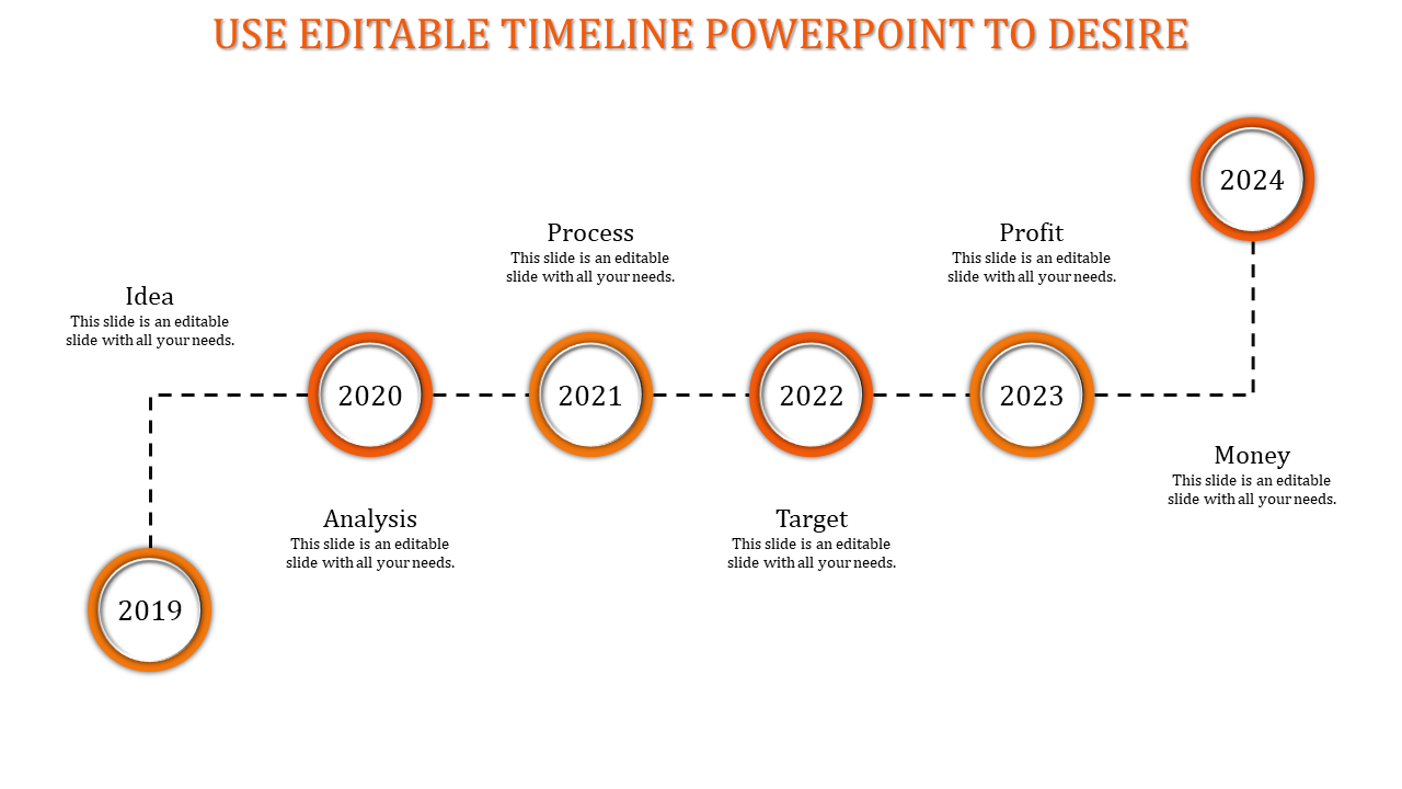 Editable Timeline PowerPoint Template and Google Slides