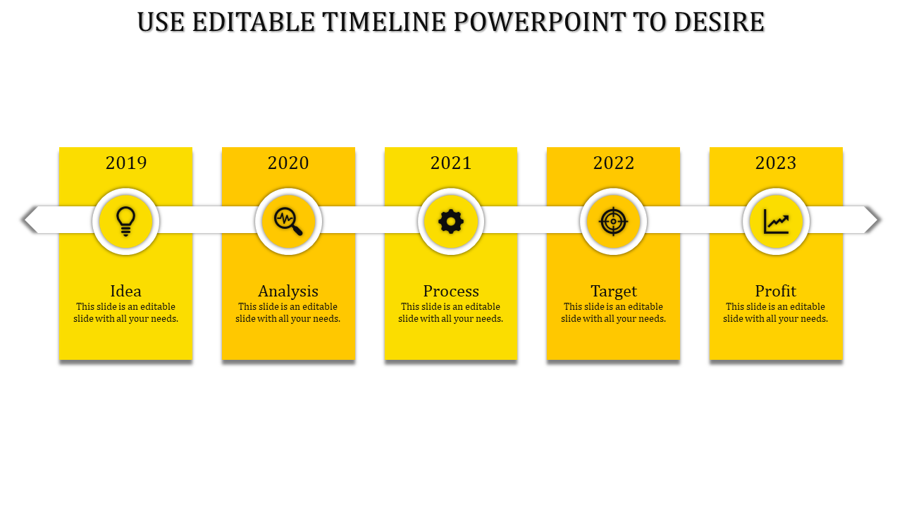 Business Process Management PPT on Yellow Color Design