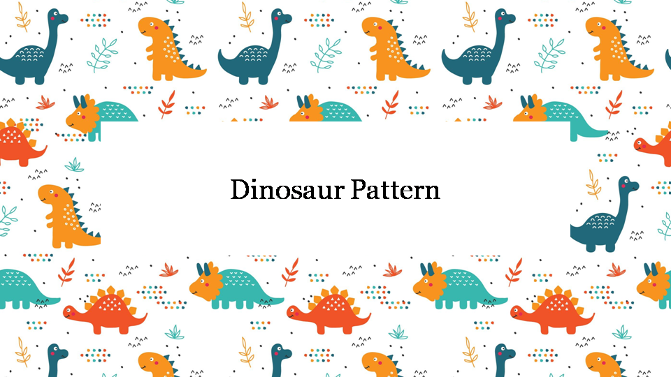 Dinossauros adoráveis. Template PowerPoint grátis e tema do Google