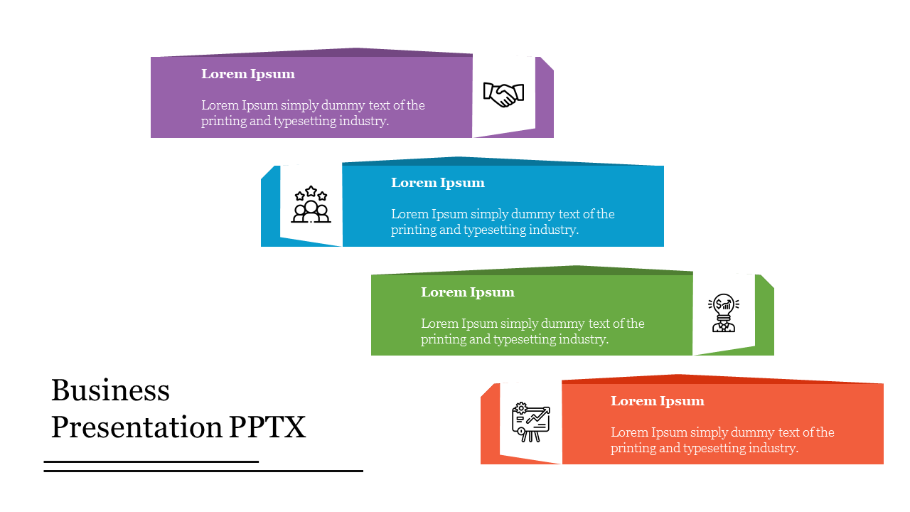 Infographic Business Presentation PPTX Template