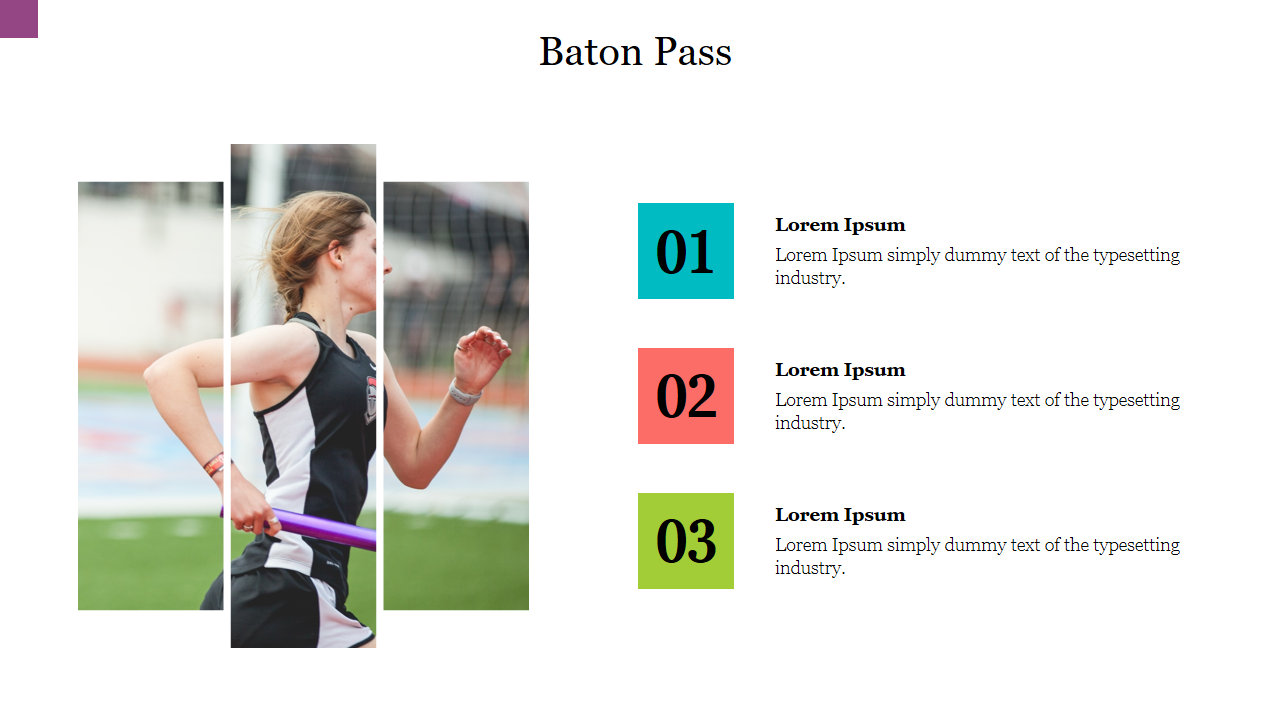 Baton Pass PowerPoint Presentation Template & Google Slides