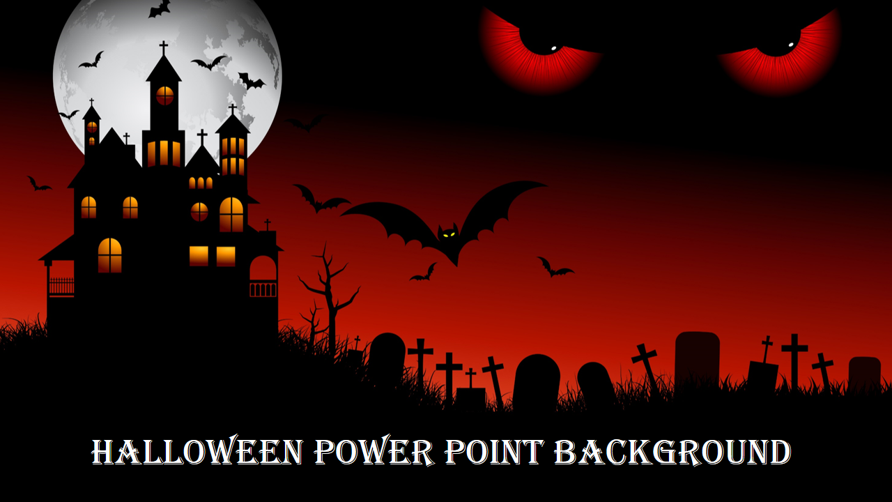 Dreadful Halloween Power Point Background Template