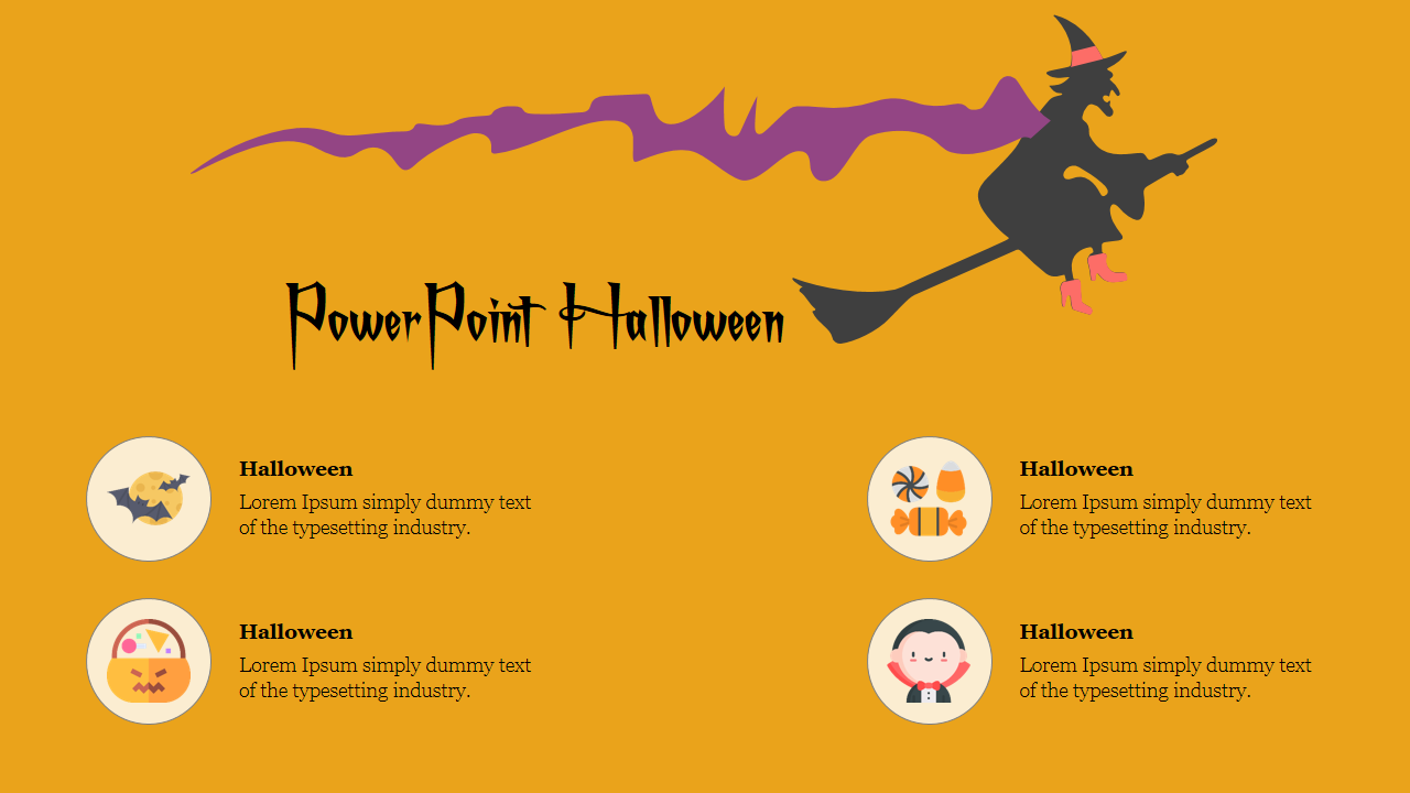 Innovative PowerPoint Halloween PPT Presentation Template