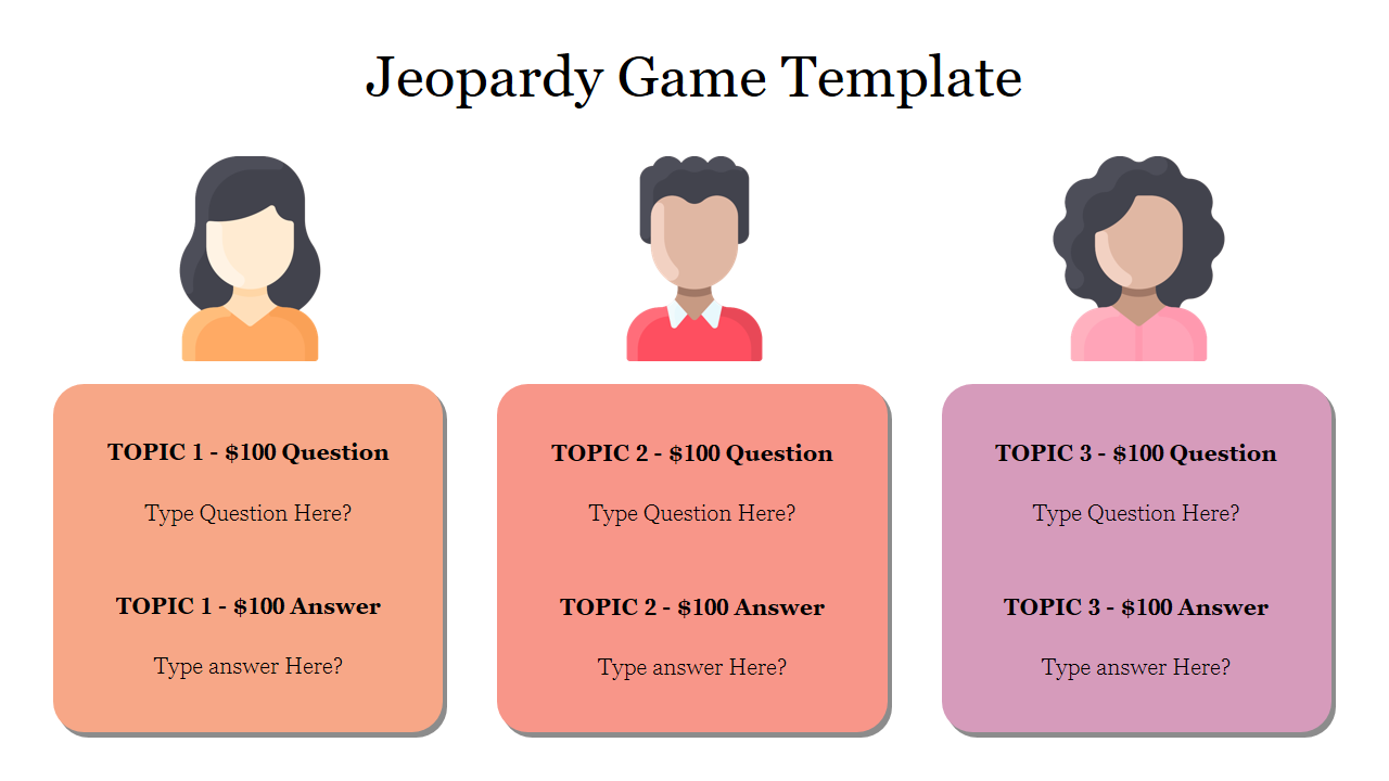 template for jeopardy game powerpoint