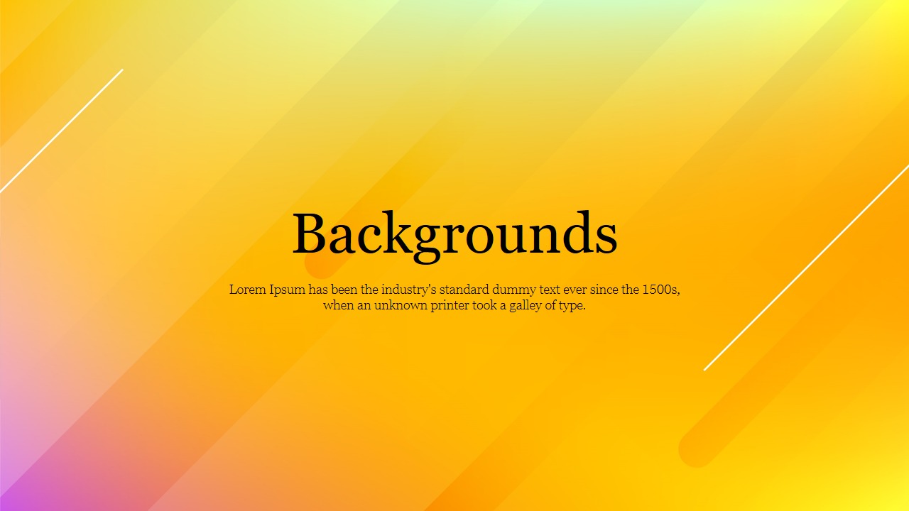 Creative Google Backgrounds Presentation Template