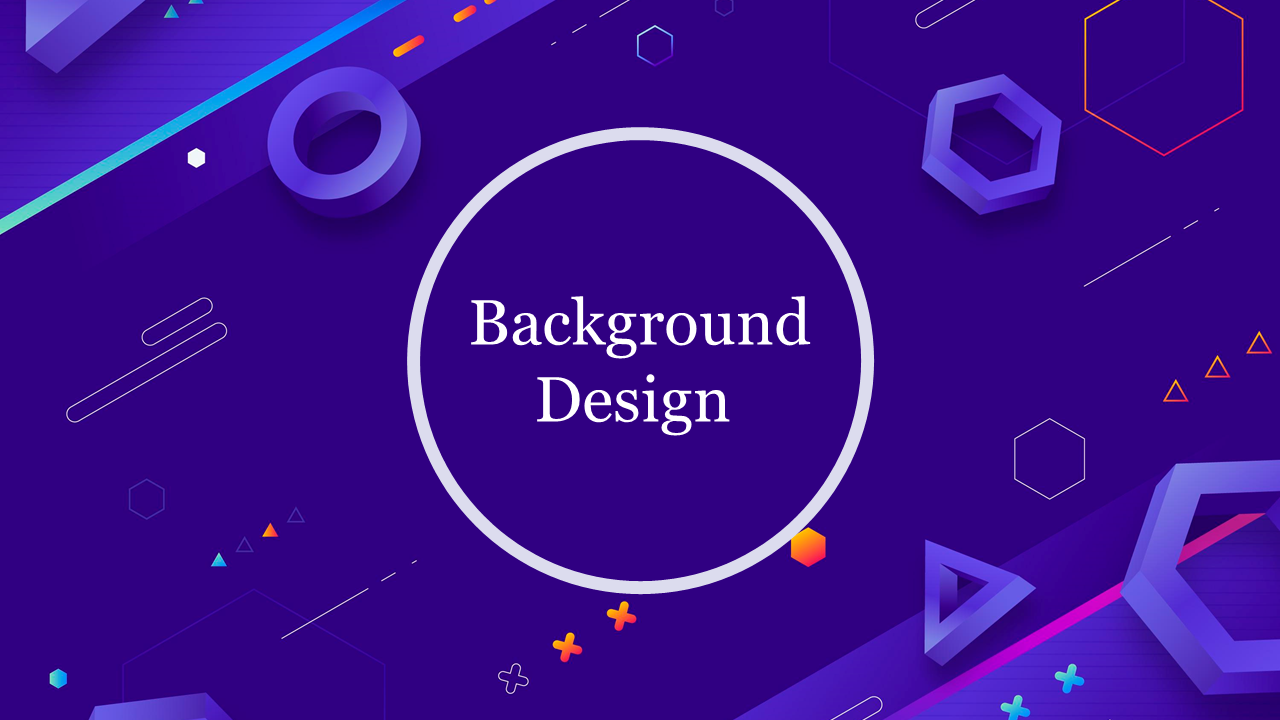 Attractive Background Design PowerPoint Template