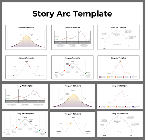 Get Now Story Arc PowerPoint and Google Slides Templates