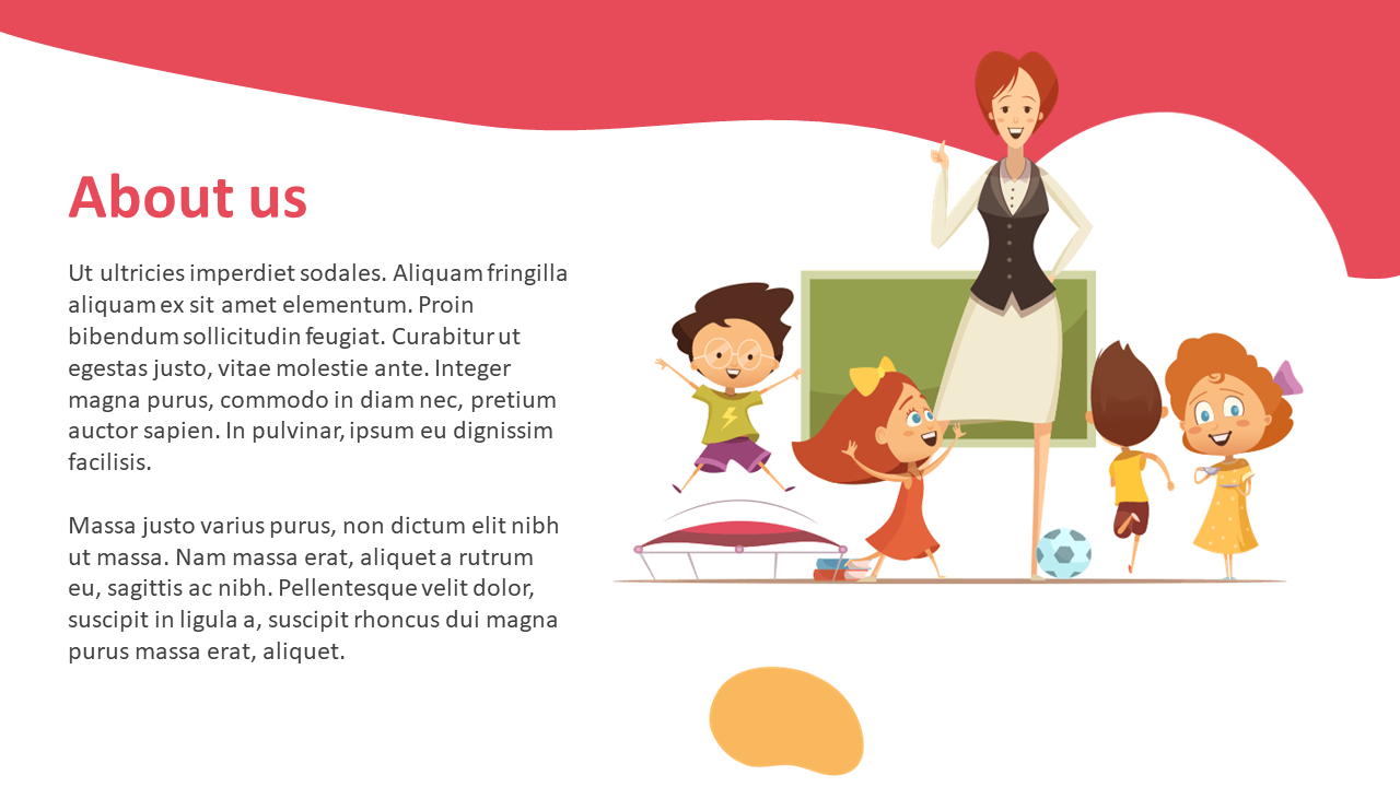 Editable Kindergarten Backgrounds PowerPoint Template