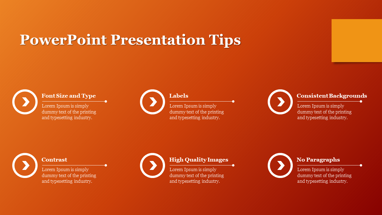 Awesome PowerPoint Presentation Tips Template Slide