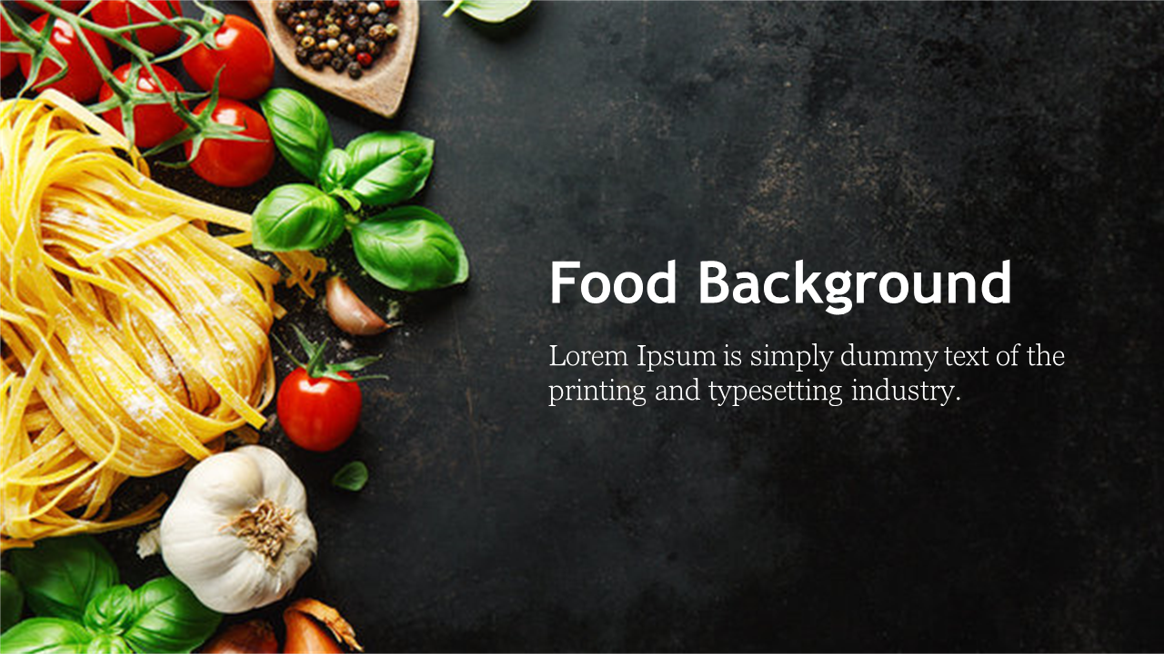 food background for powerpoint