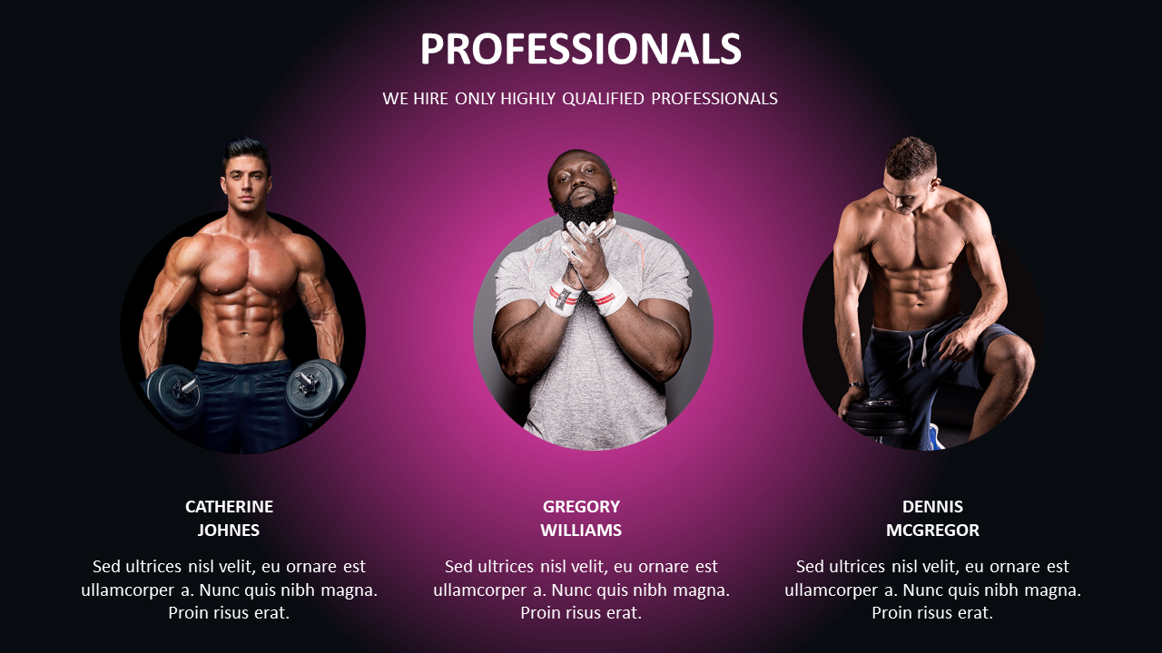 Beautiful Designed GYM Slides For Your Presentation