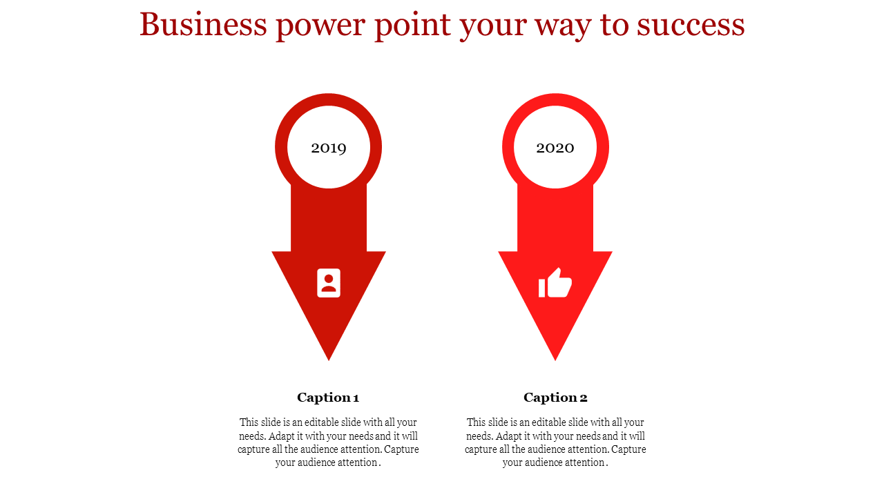 Strategic Business PowerPoint Template for Success Planning