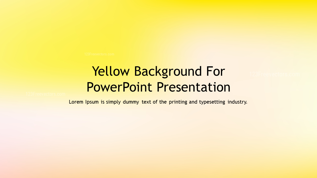 A vibrant yellow gradient background with a subtle transition to soft pink, providing an backdrop for text.