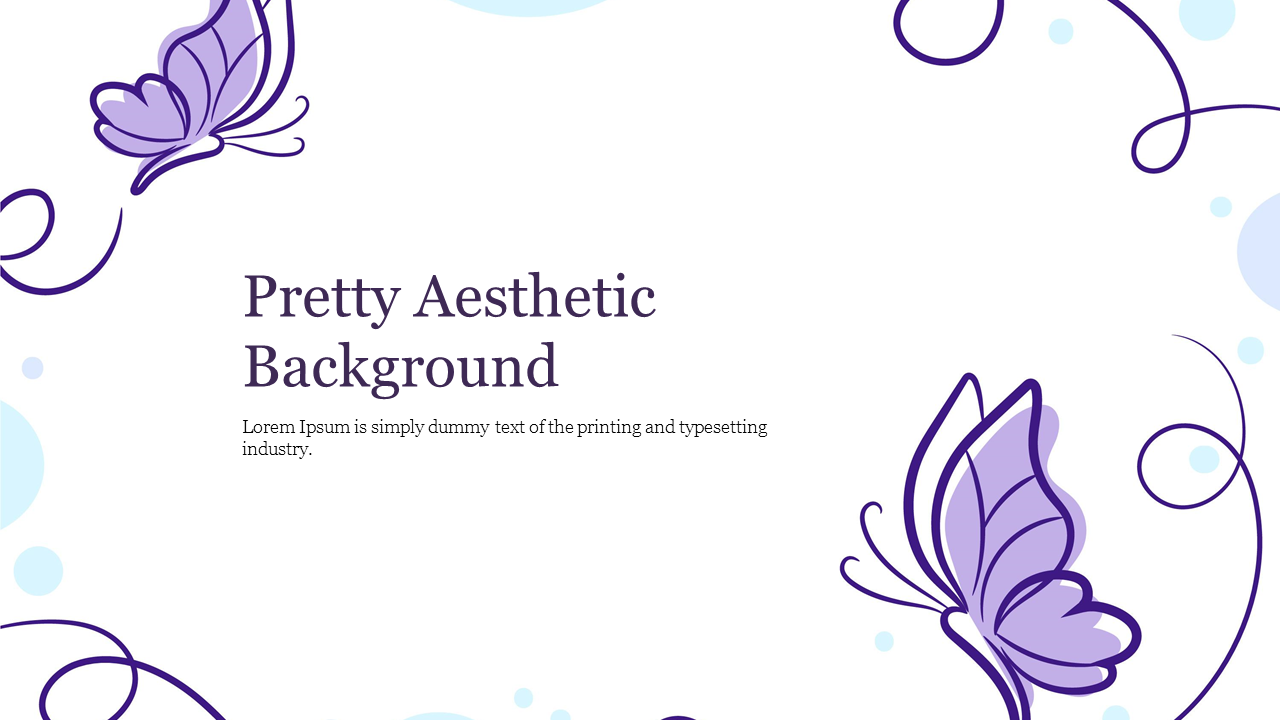 Attractive Pretty Aesthetic Background Presentation