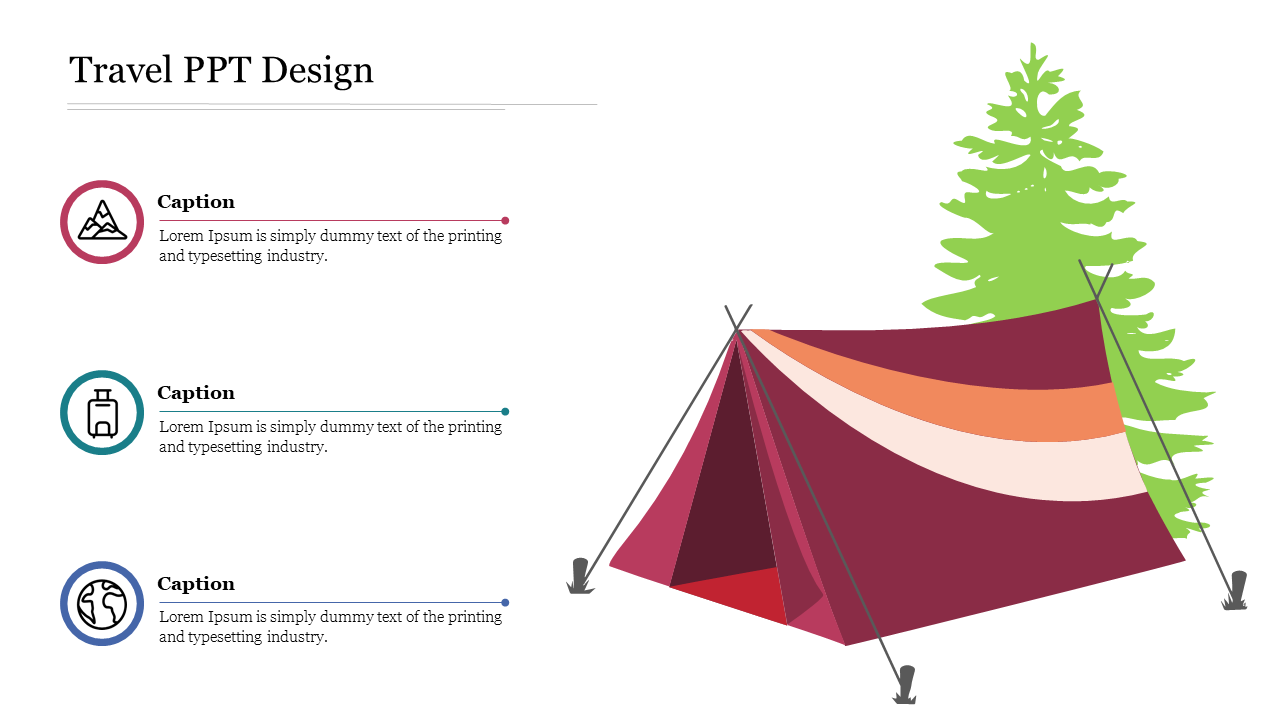 Impressive Travel PPT Design Slide Template Presentation