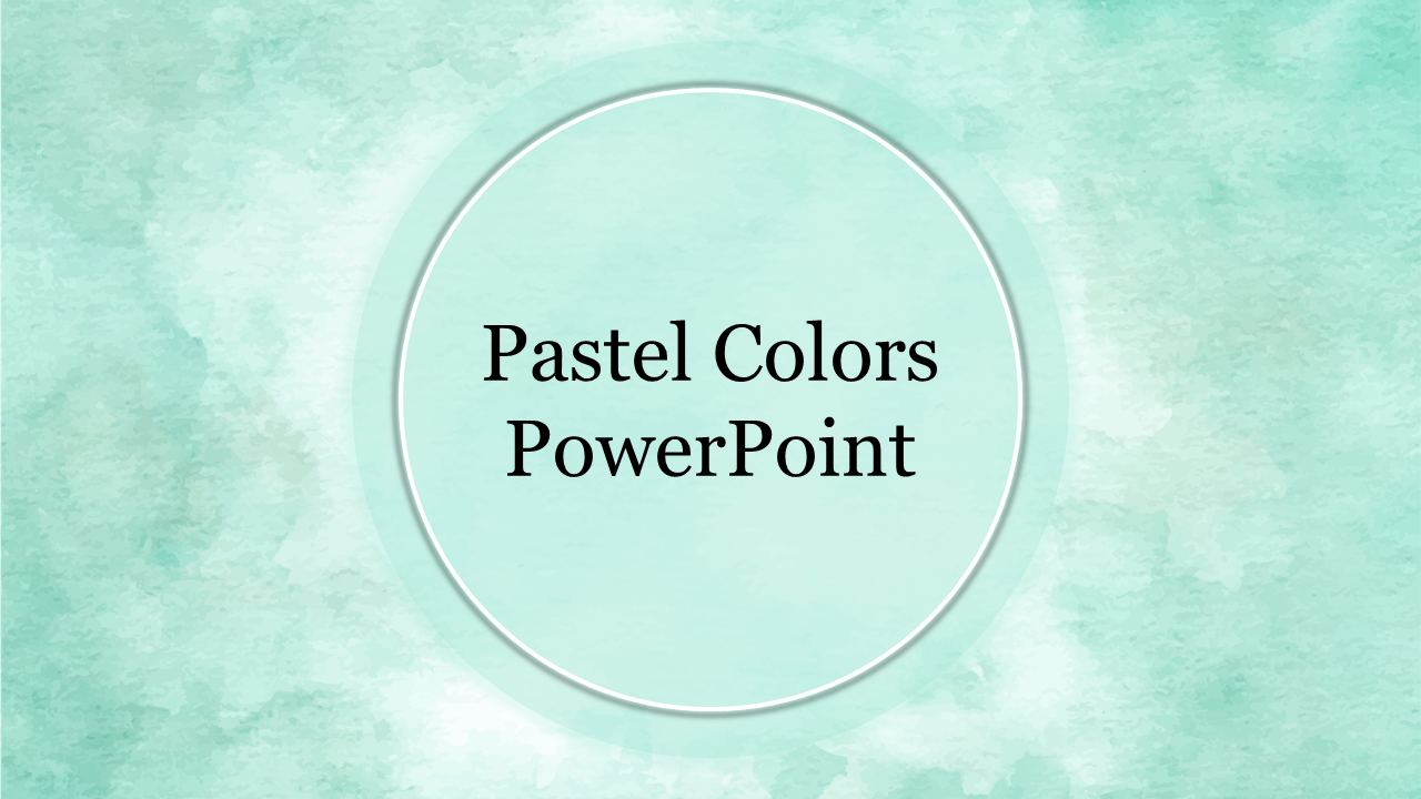 Make use of Pastel Colors PowerPoint Slide Presentation