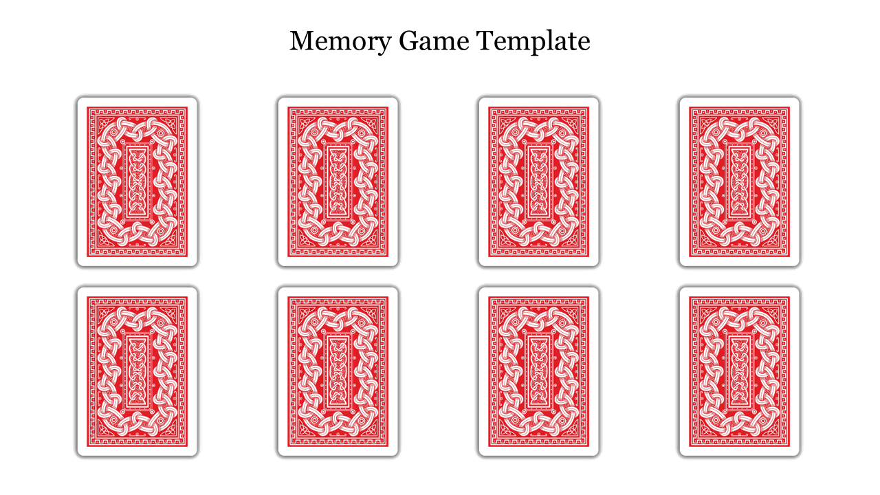 matching game powerpoint template