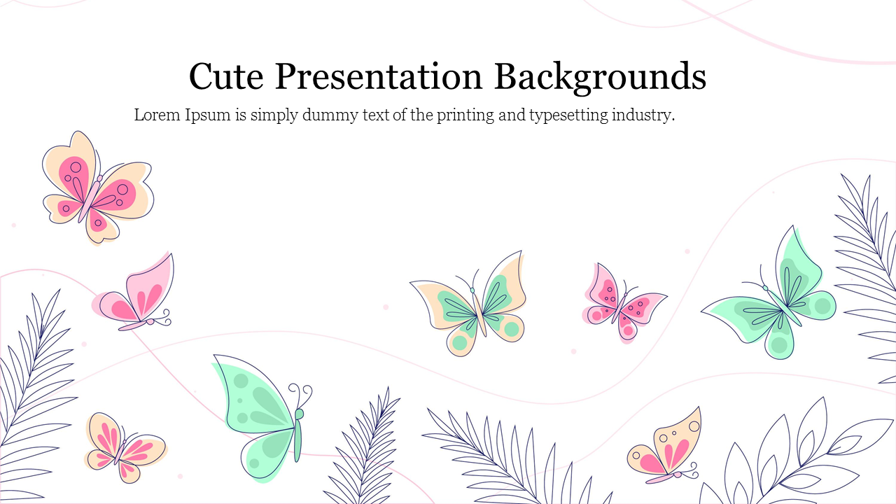 Download Our Cute Presentation Backgrounds Template Designs