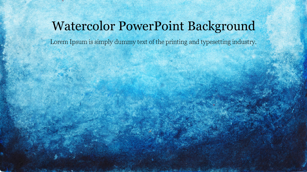 A textured blue watercolor background with gradient shades from dark at the bottom to lighter at the top.