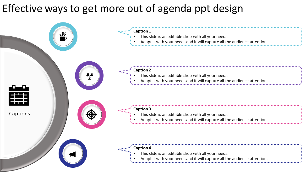 Innovative Agenda PPT Design Templates and Google Slides.