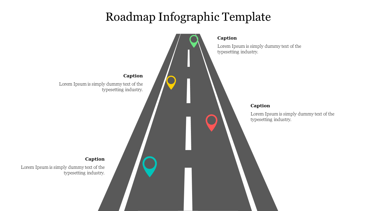 Roadmap Infographic PowerPoint Template Free Google Slides 