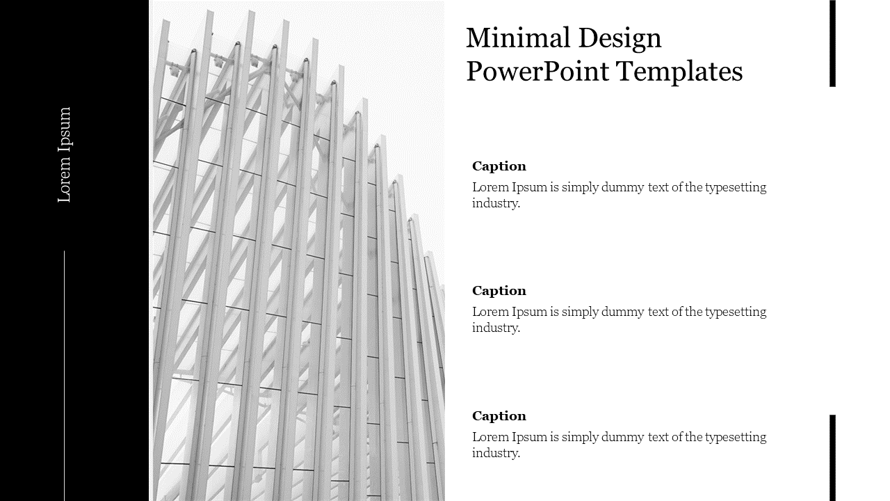 Professional Minimal Design PowerPoint Templates Slide