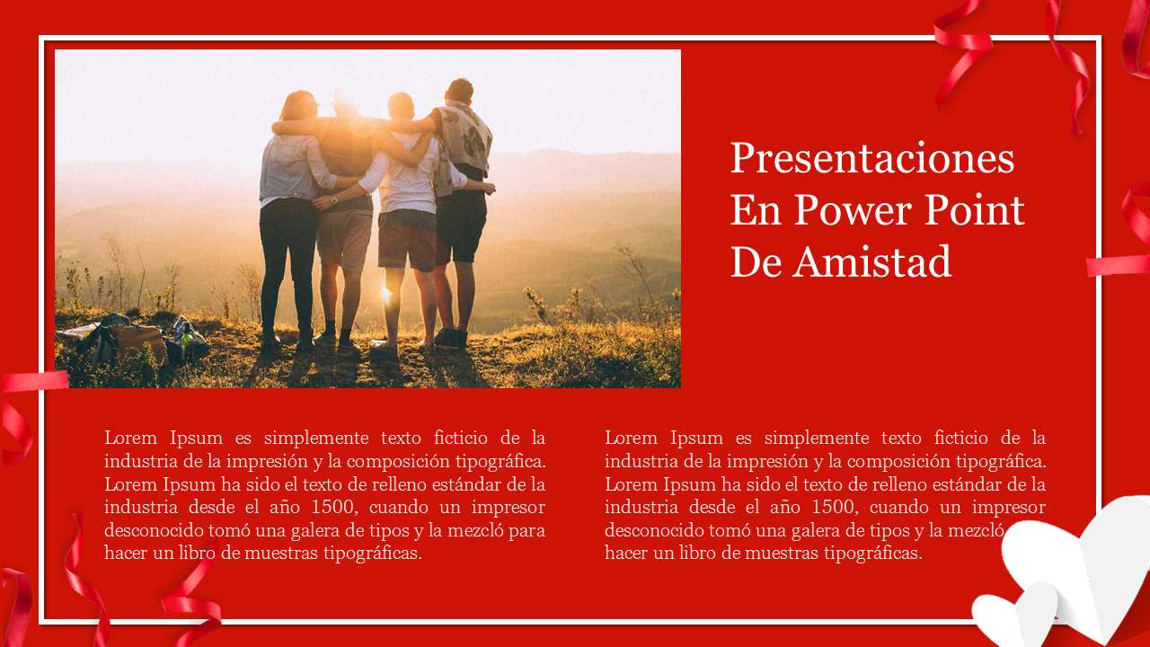 Atractiva Presentaciones En Power Point De Amistad