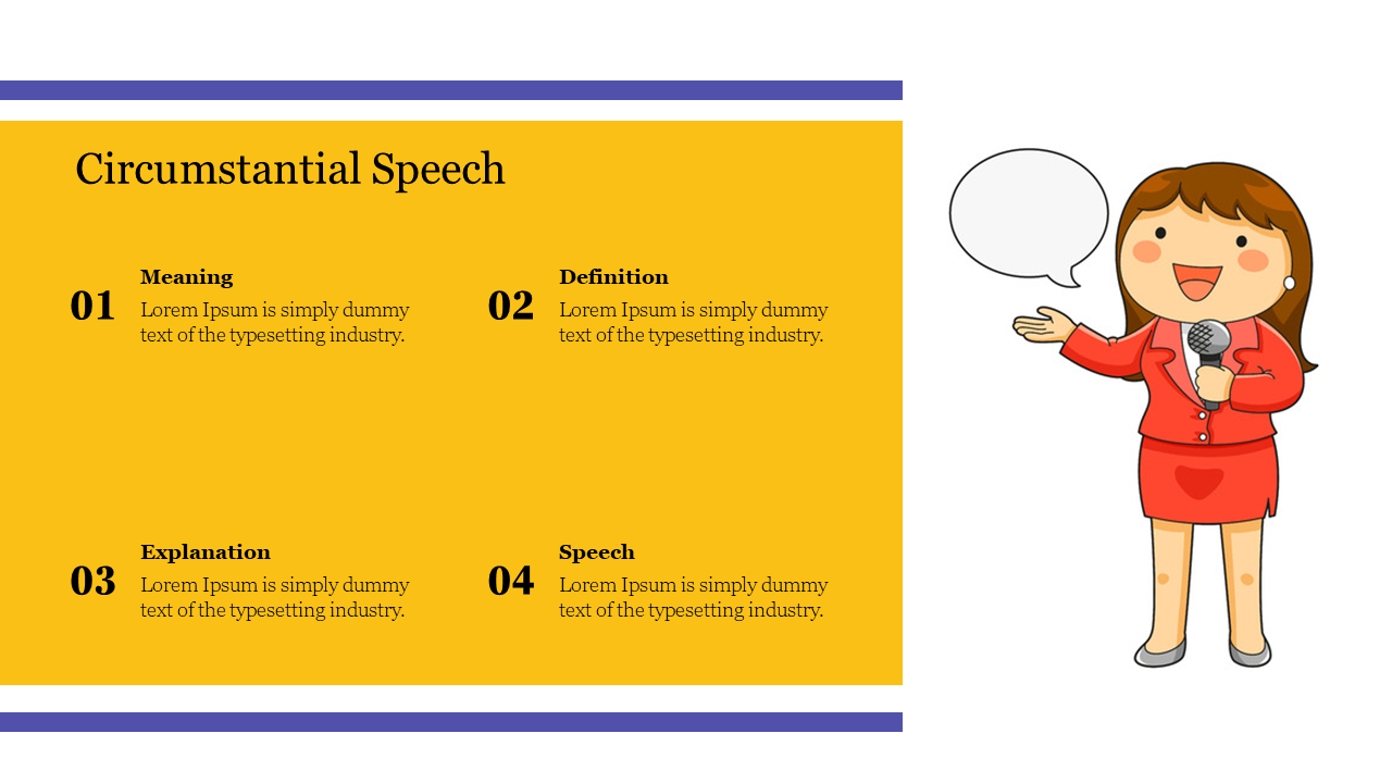 Best Circumstantial Speech Template For Presentation