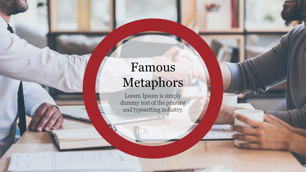 Famous Metaphors PowerPoint Template Design