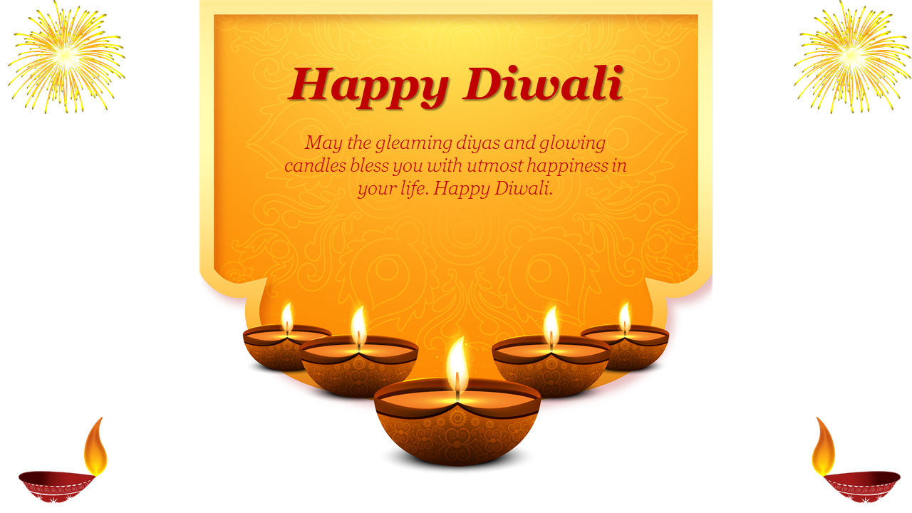 Our Predesigned Diwali Template For PPT Presentation