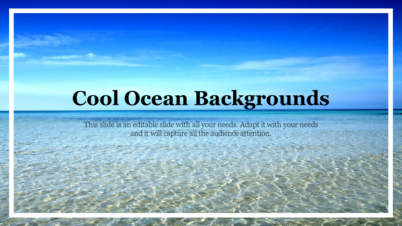 powerpoint backgrounds ocean