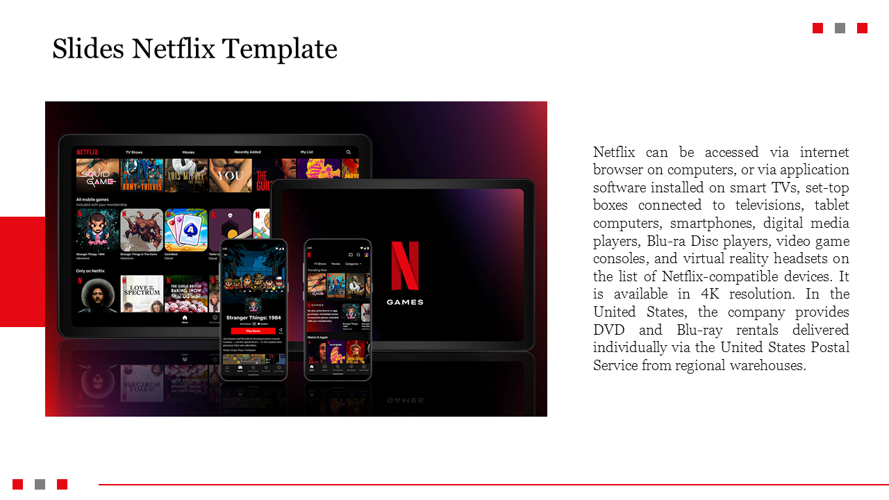 Netflix Template Google Slides