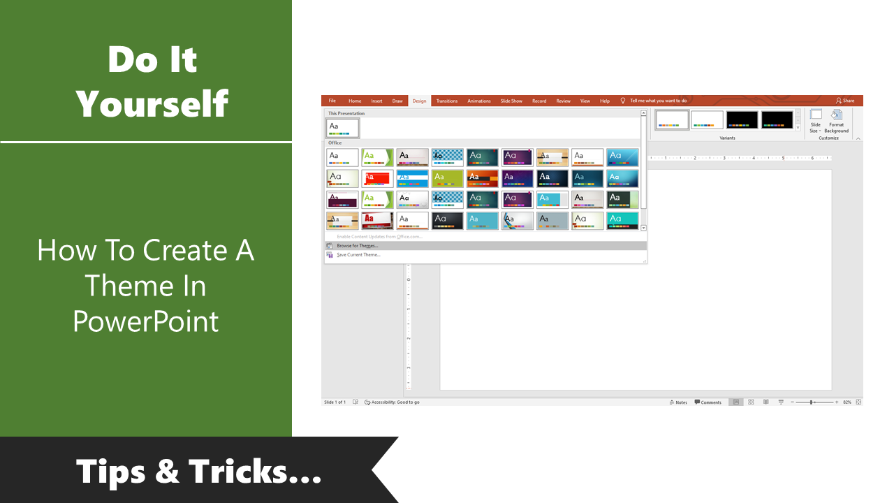 Guide How To Create A Theme In PowerPoint Template