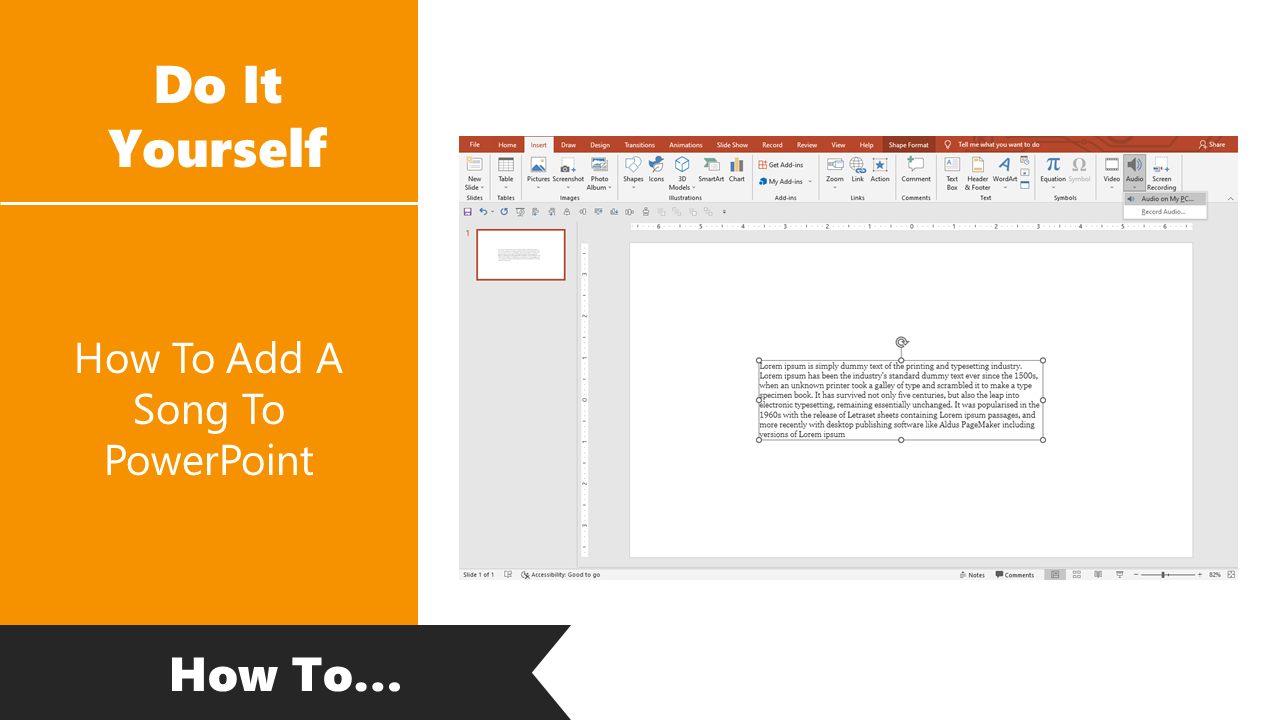 Detailed Tips For How To Add A Song To PowerPoint