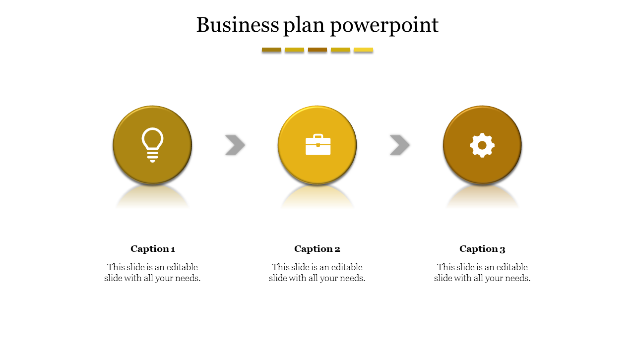 Business Plan Presentation And Google Slides-Three Nodes