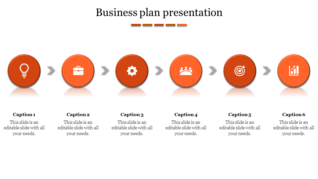 Business Plan Presentation PPT And Google Slides-Six Nodes