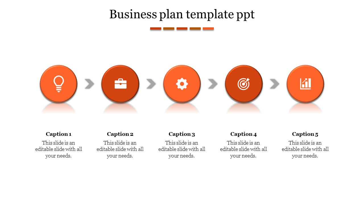 Business Plan Presentation And Google Slides-Five Nodes