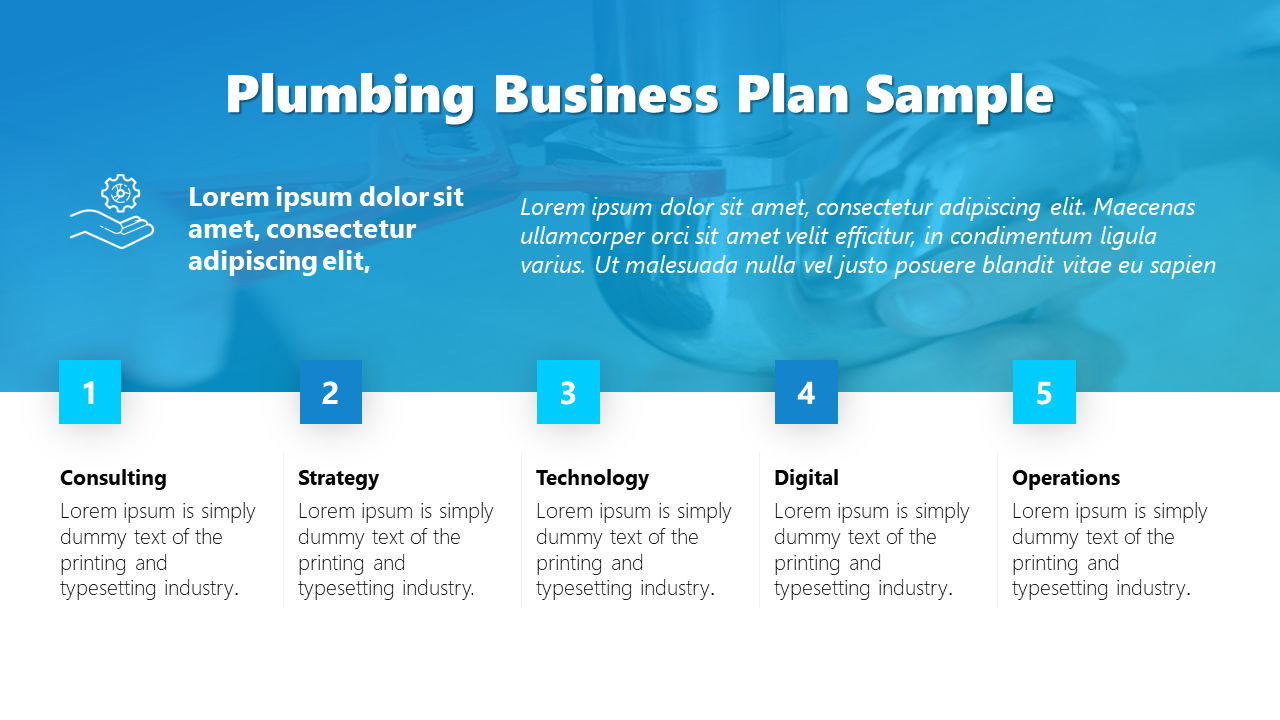 plumbing suppliers business plan