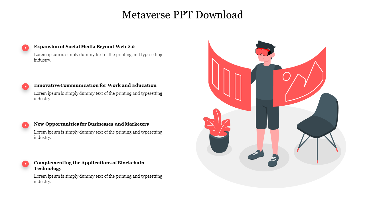 Editable Metaverse PPT Download Presentation Template