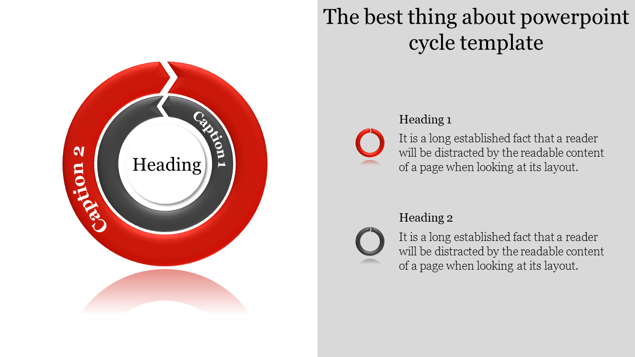 Attractive Slide Presentation with PowerPoint Cycle Template