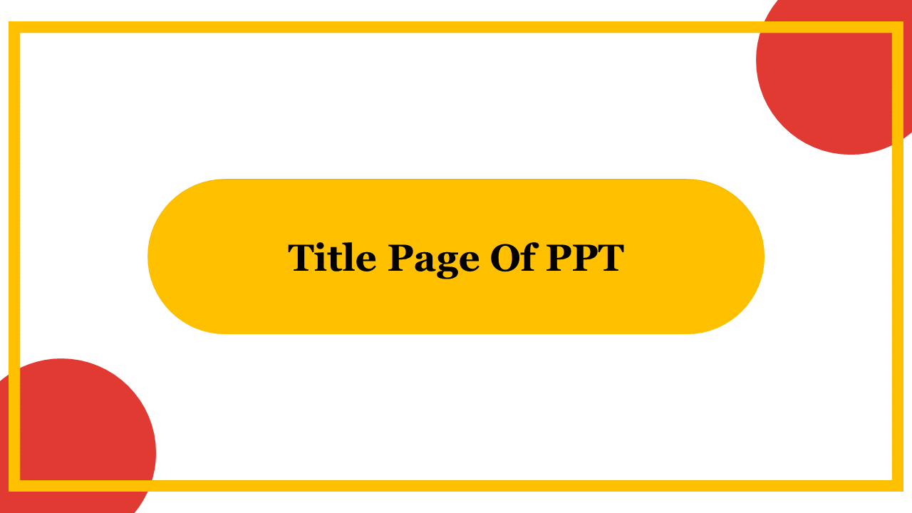 Minimalist design, featuring a yellow title text box and red accent circles on a white background.