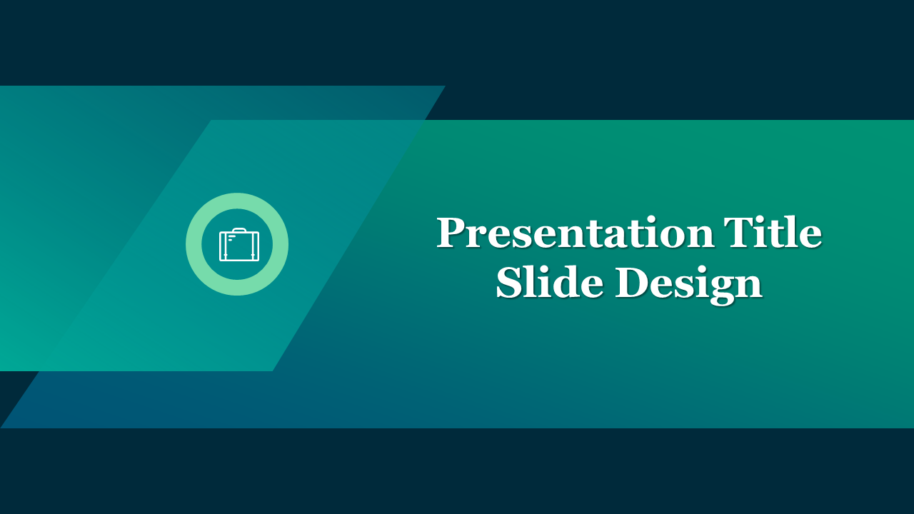 title slide for presentation