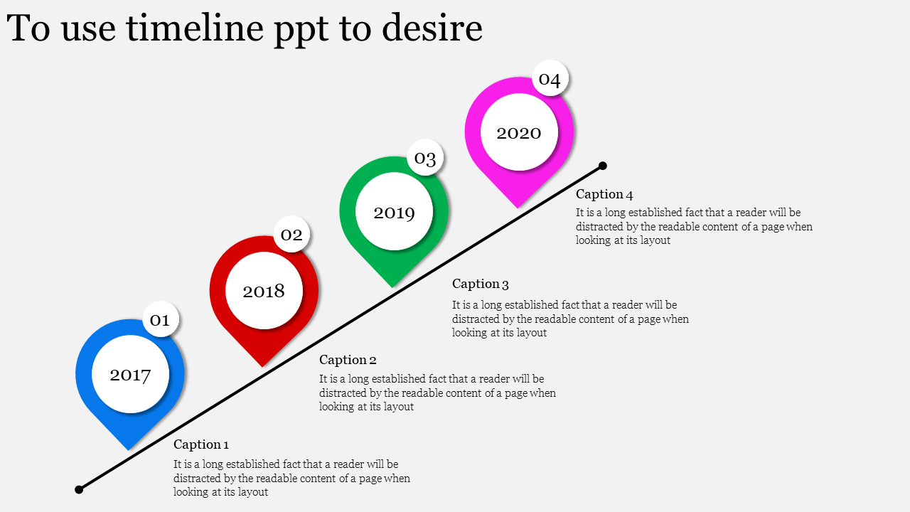 Professional Timeline PowerPoint for Project Management