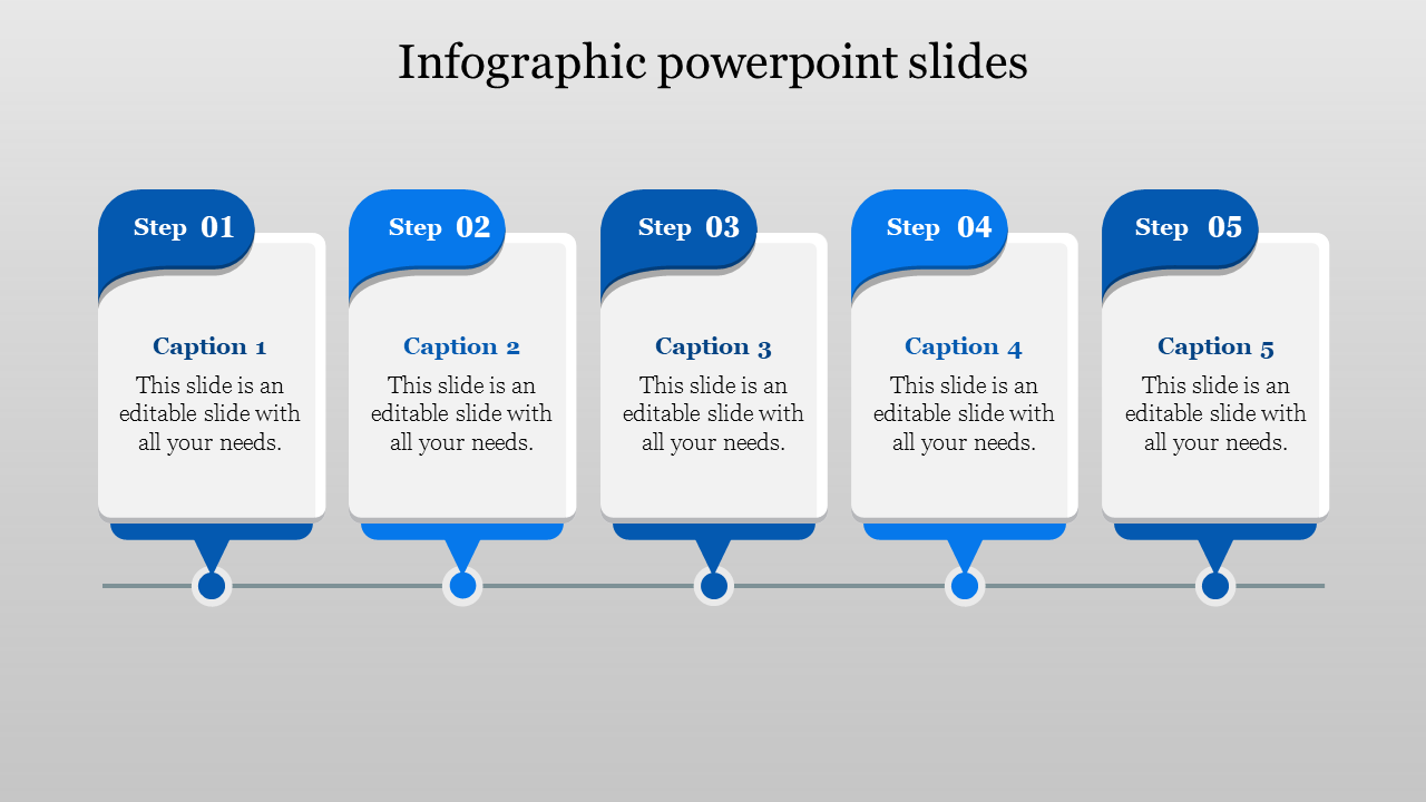 Use Infographic PowerPoint Slides Presentation 5-Node