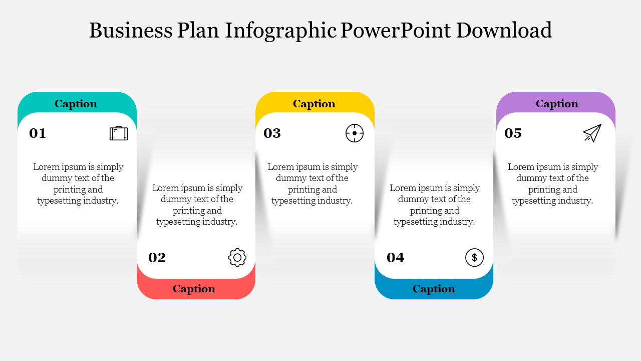 Attractive Business Plan Infographic PowerPoint Download