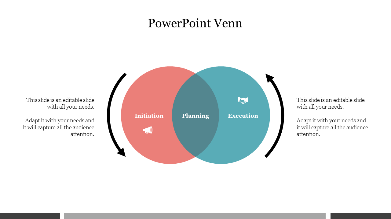 Circle PowerPoint Venn Presentation Template Slide