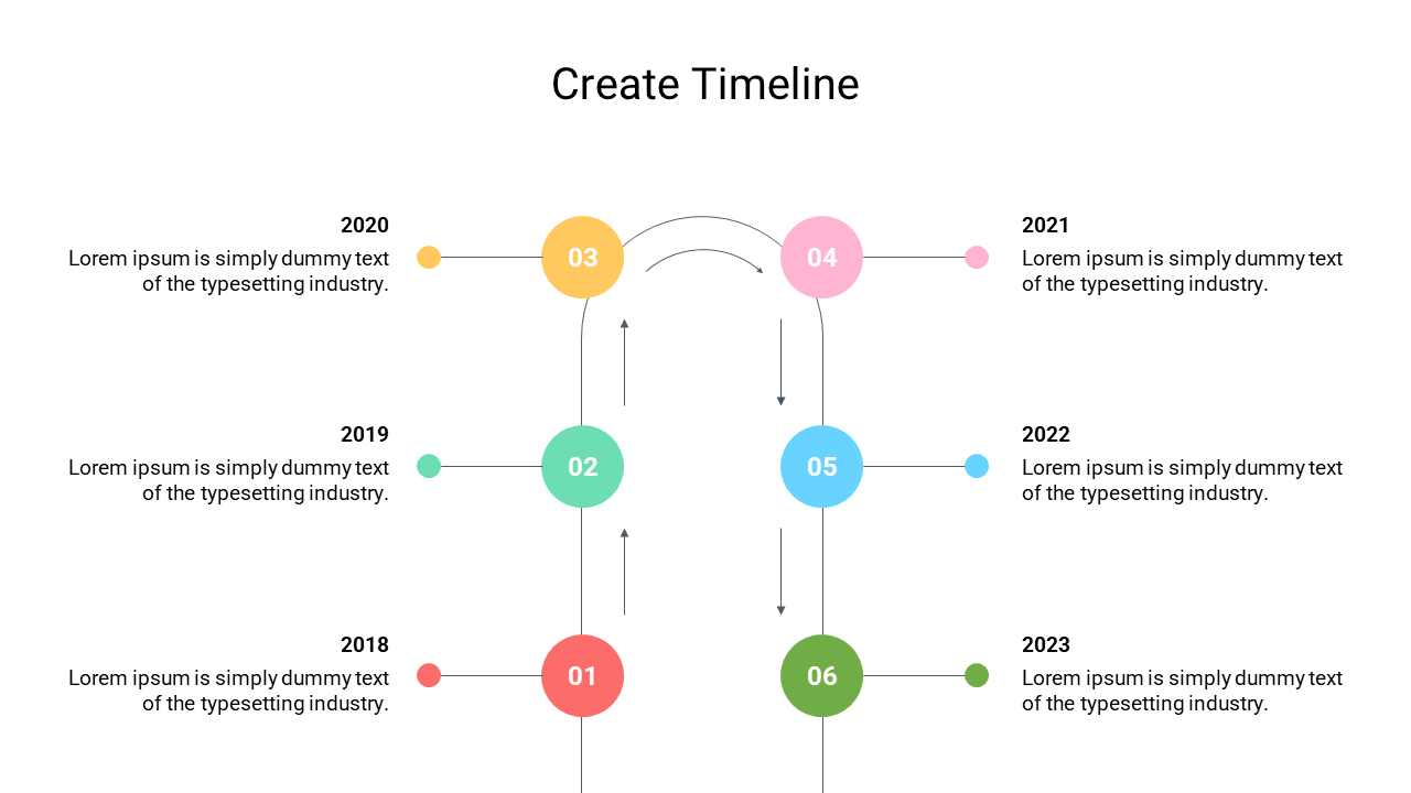 Create Timeline Google Slides and PPT Presentation Template