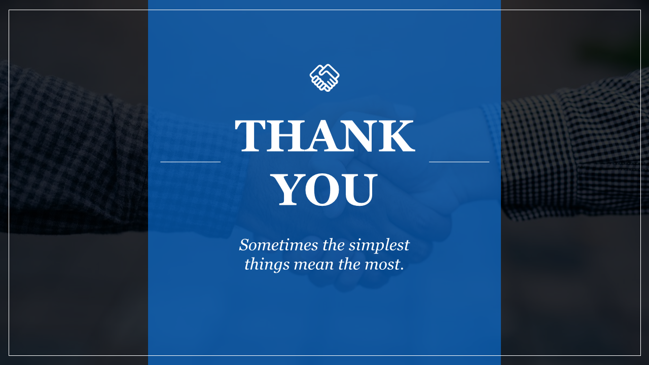 Best Thank You Slide Download For Presentation template