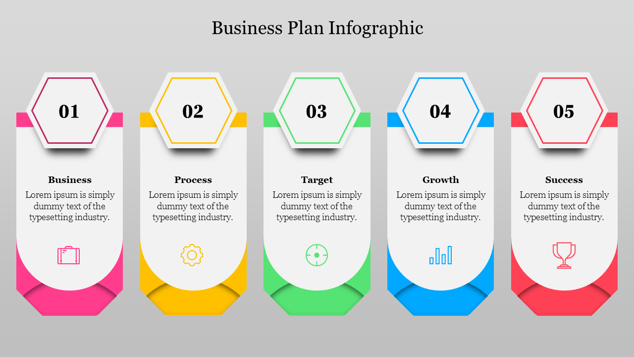 Attractive Business Plan Infographic PPT And Google Slides