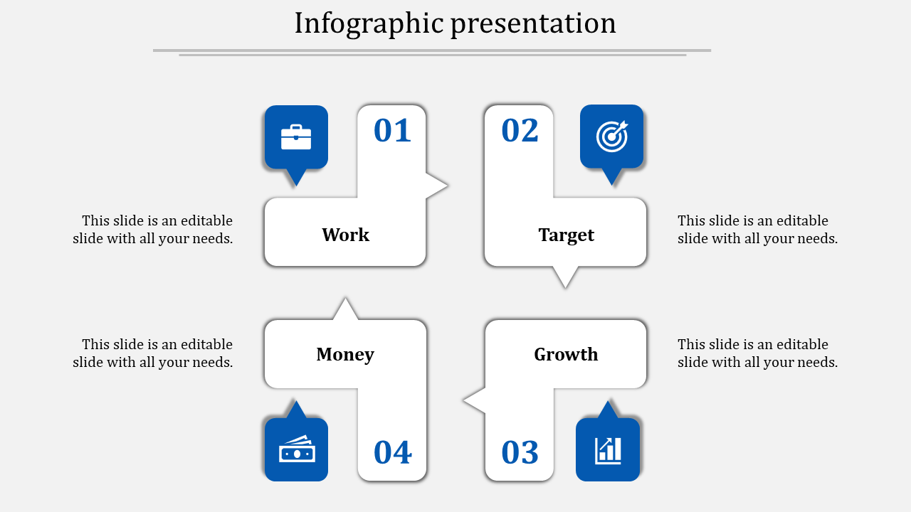 Clear Infographic PPT Template for Effective Communication